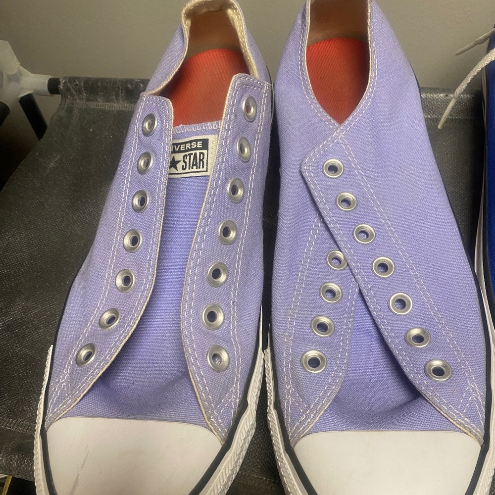 Lavender converse